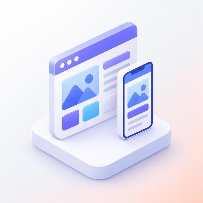 Разработка индивидуального<br> дизайна сайта